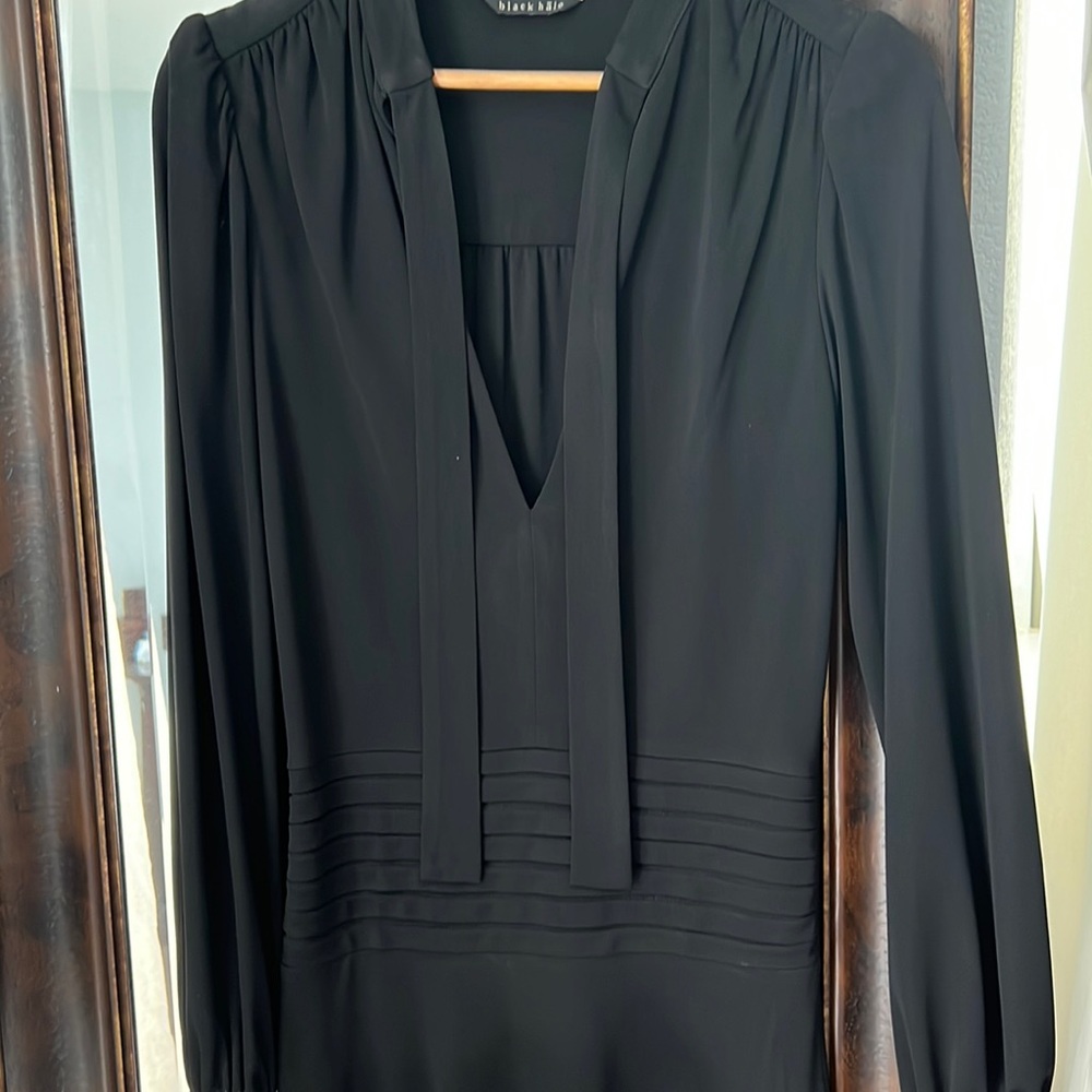 Black Halo black dress.